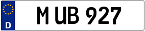Truck License Plate